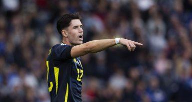 Andy Robertson trains as Steve Clarke calls up Max Johnston for Scotland’s World Cup qualifiers