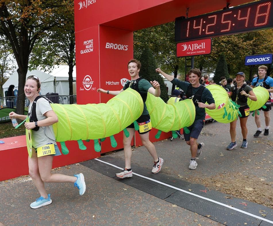 Tens of thousands took part in the run