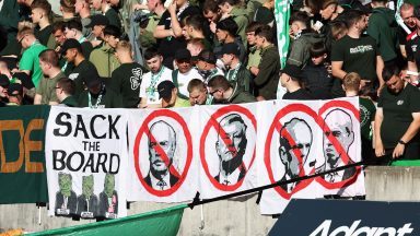 Celtic fans call for boycott of merchandising and catering with latest protest against board