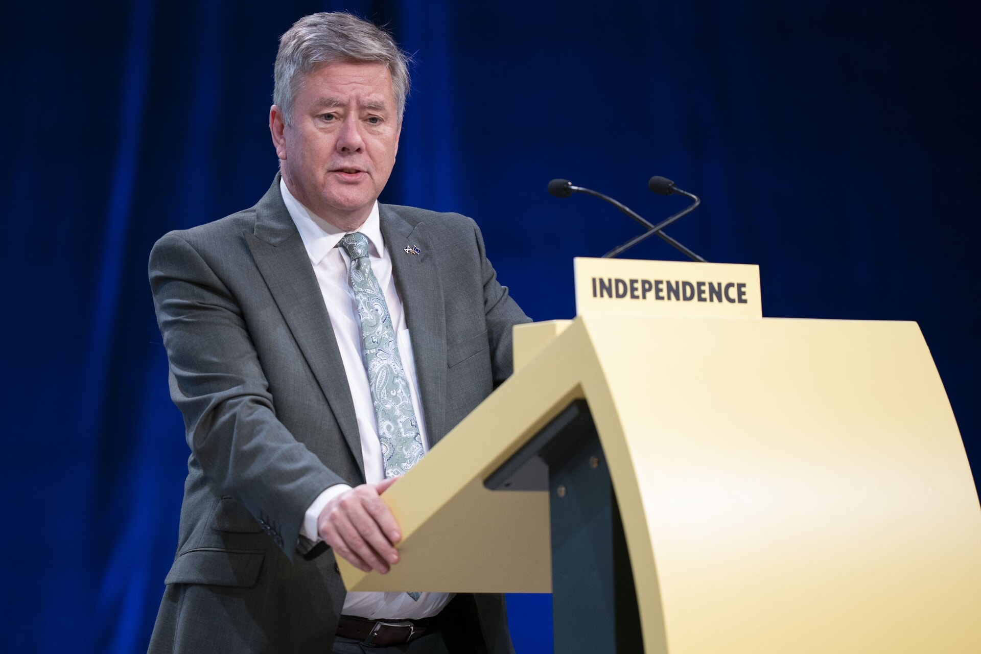 The SNP depute leader Keith Brown paid tribute to his late partner.