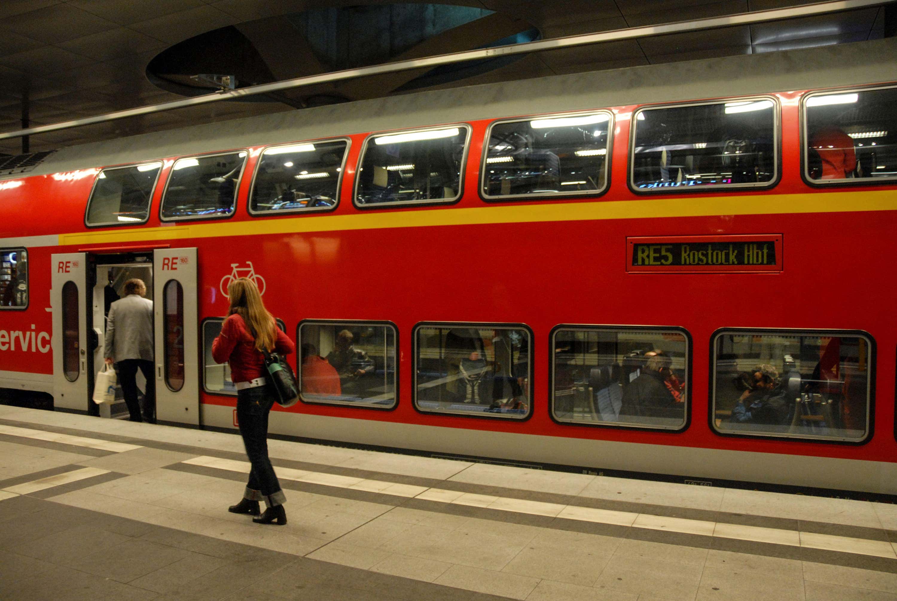 Double-decker trains are a common sight on the Continent.