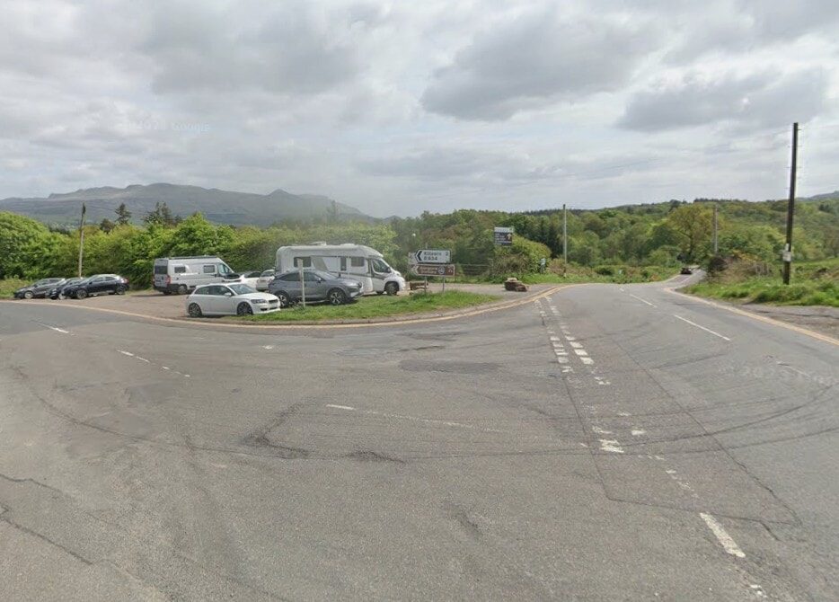 Road closed in both directions after one-vehicle crash