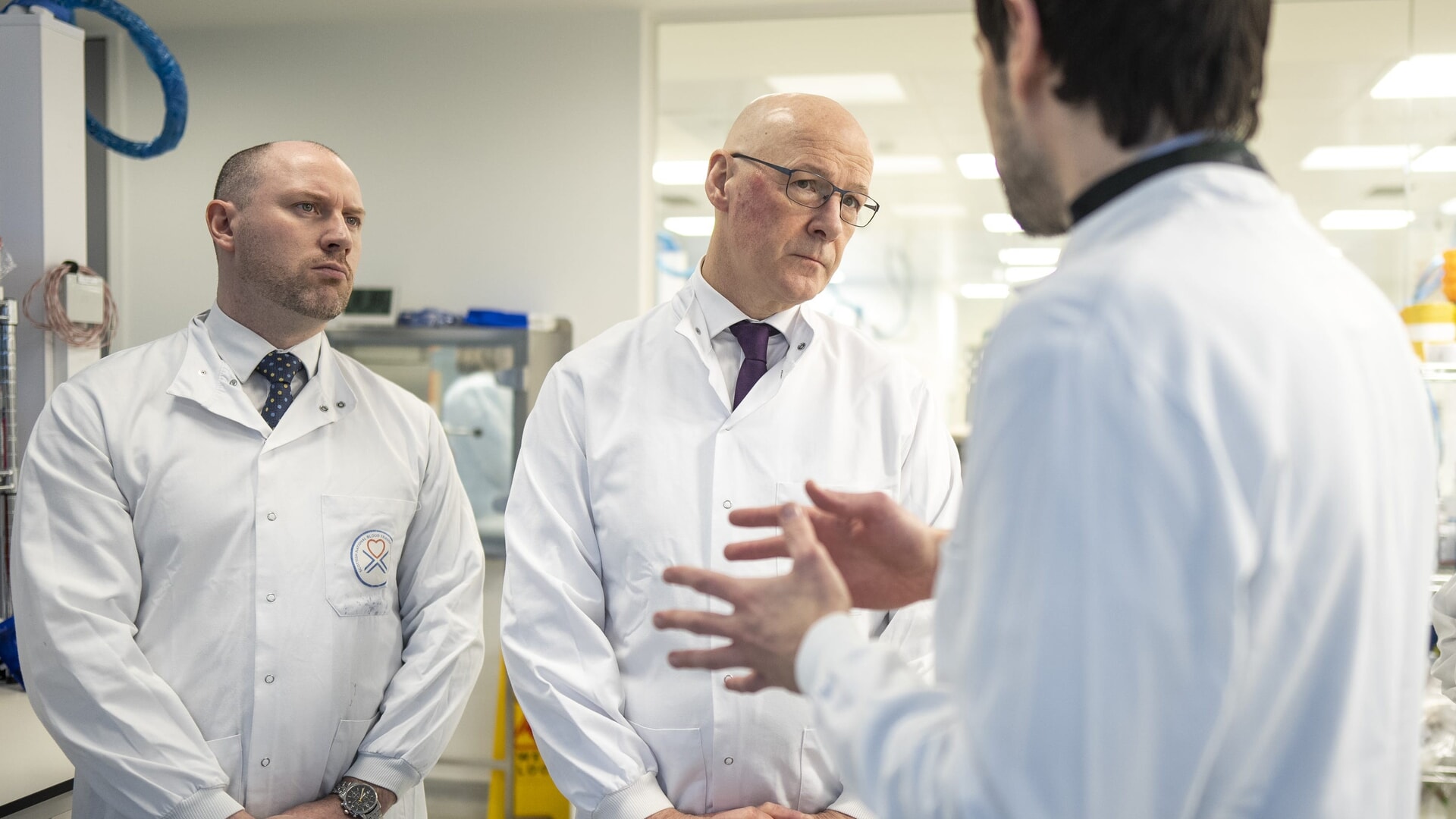 Health Secretary Neil Gray, left, and First Minister John Swinney have been seeking to tackle NHS waiting times.