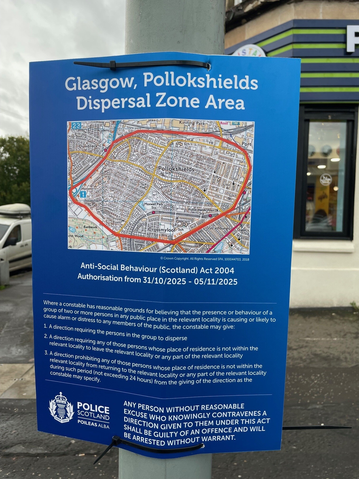 Police will enforce the restrictions (PA).