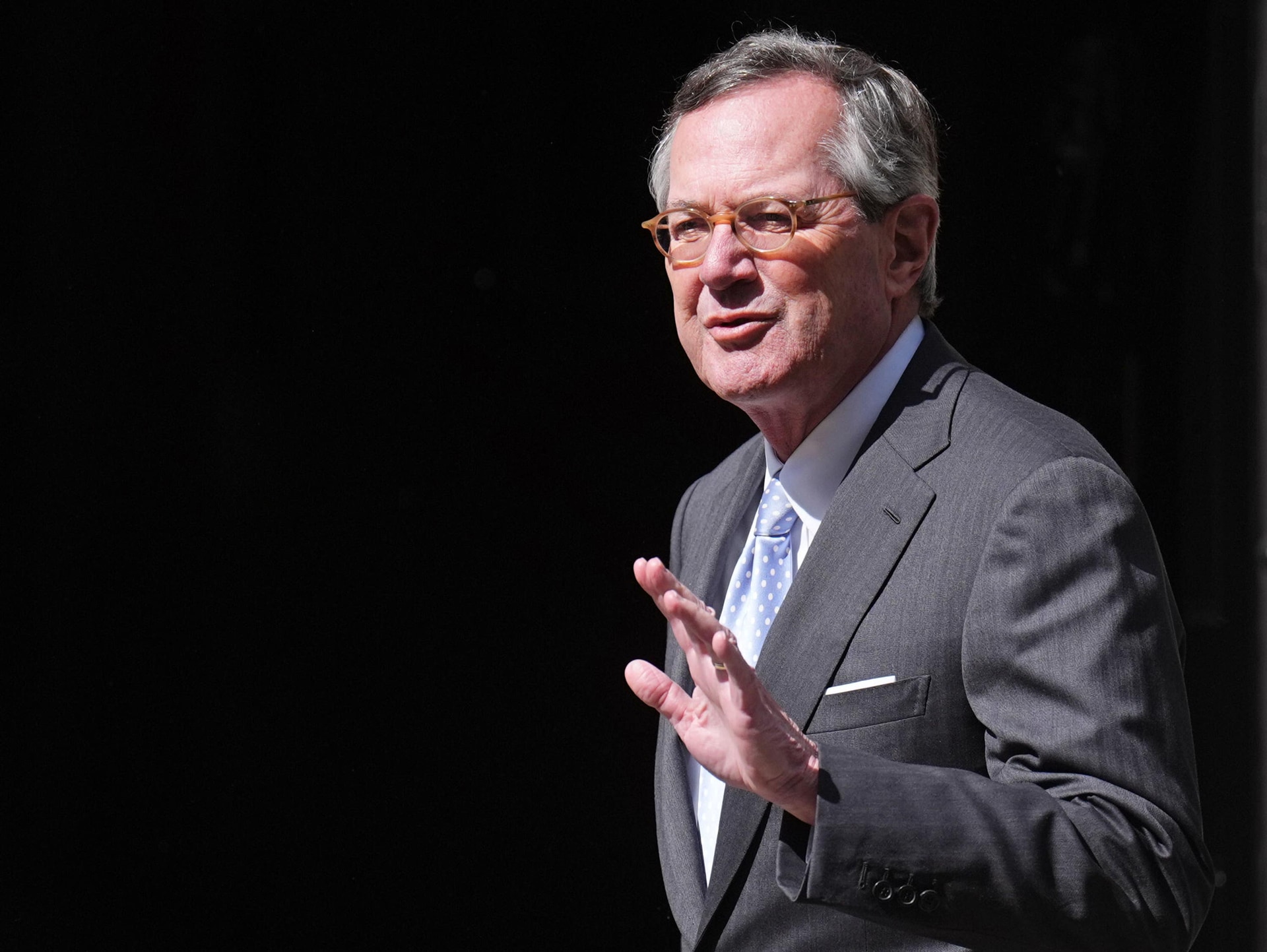 The US ambassador met with the Scottish Secretary on Friday (James Manning/PA).