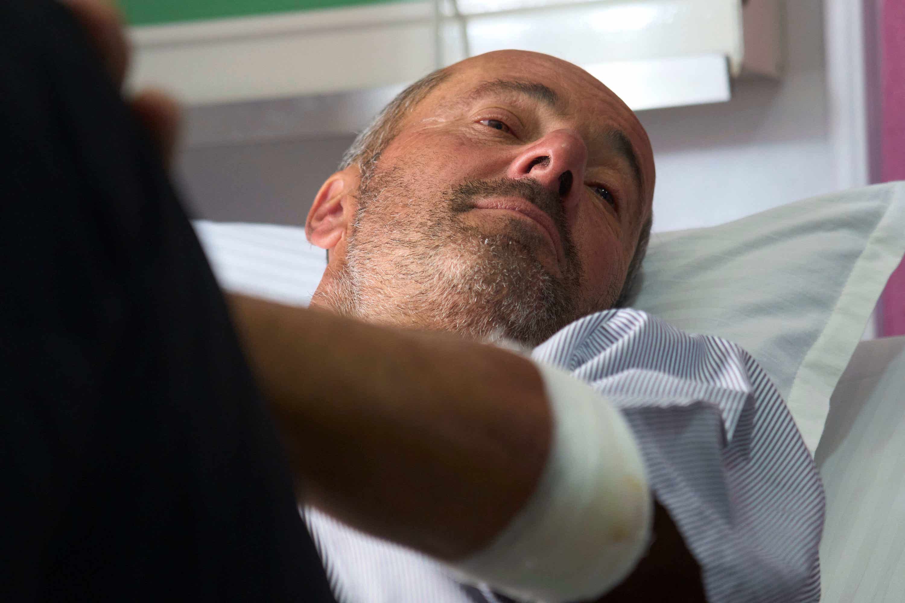 Didier Armand is being treated in hospital.