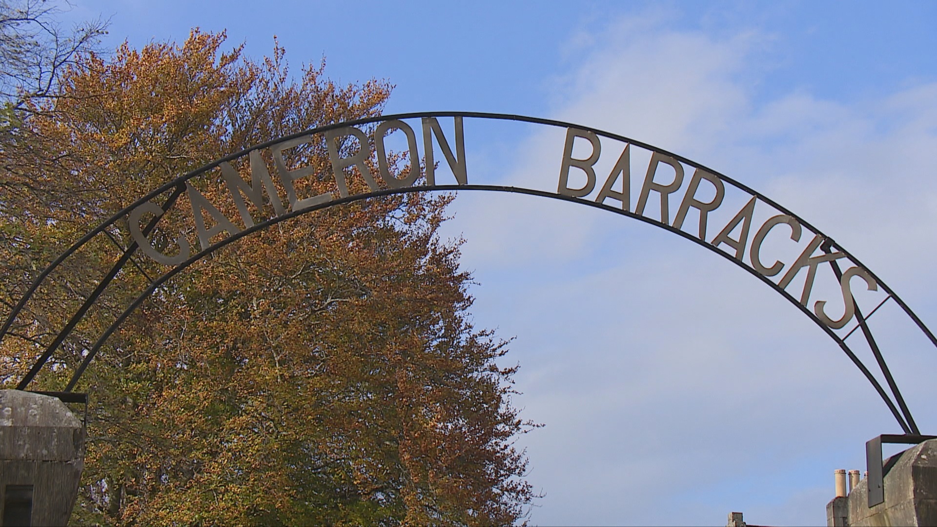 The Cameron Barracks is due to be used to house asylum seekers.