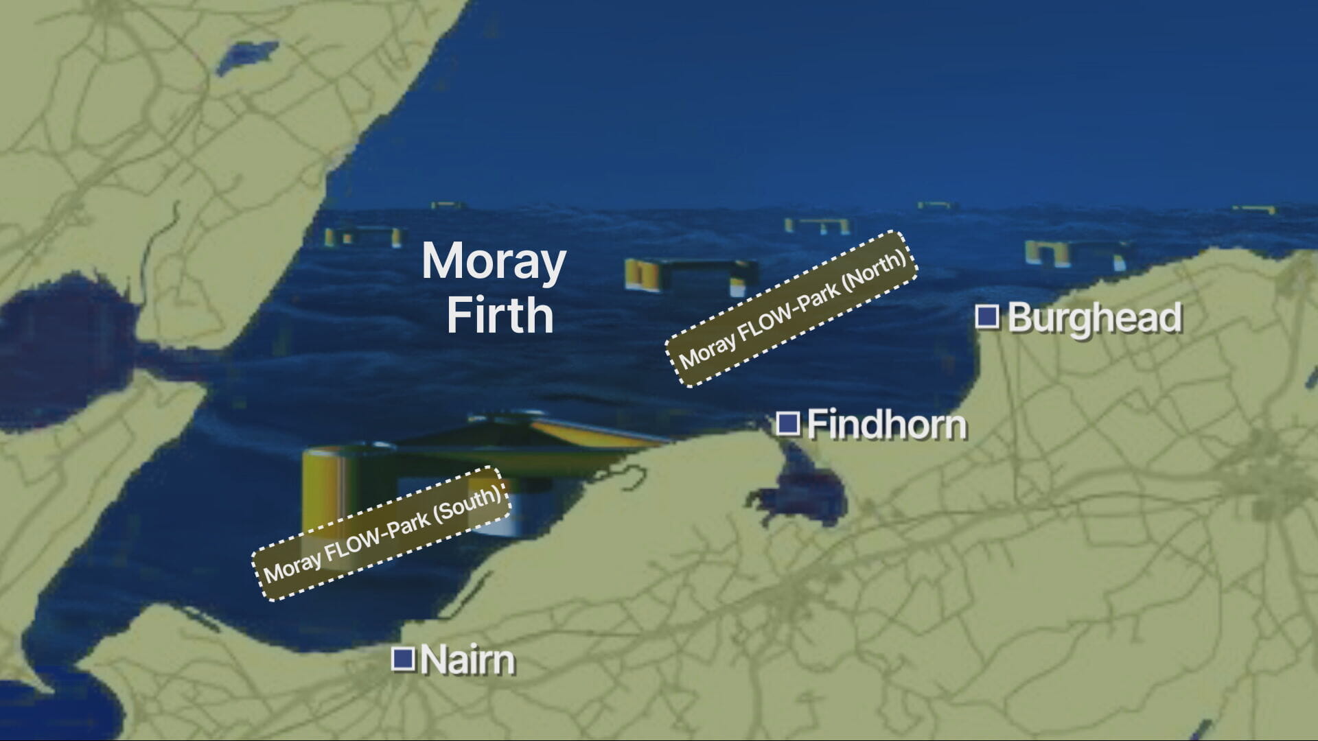 Map for planned FLOW-park.