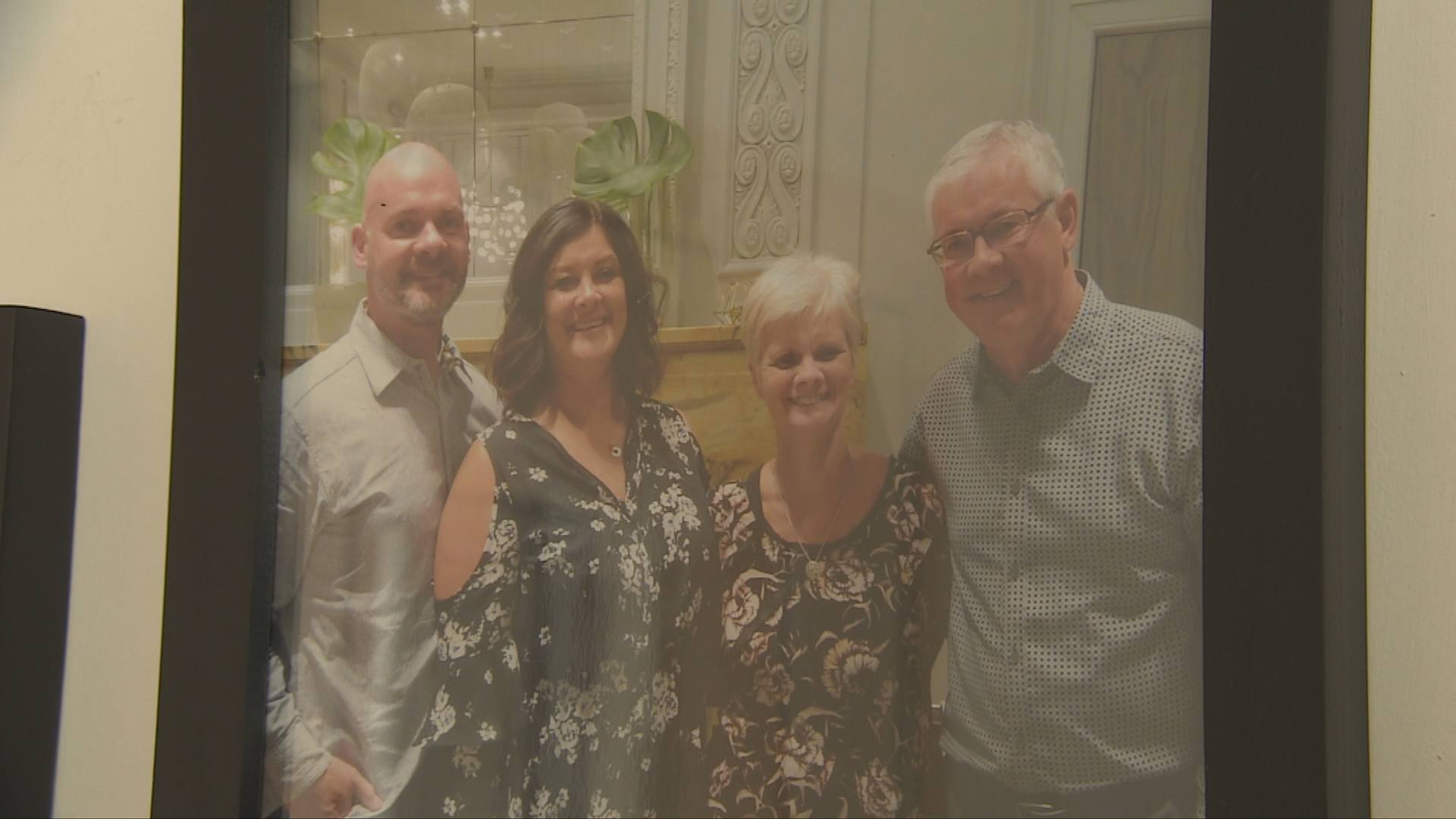 Christine with her family