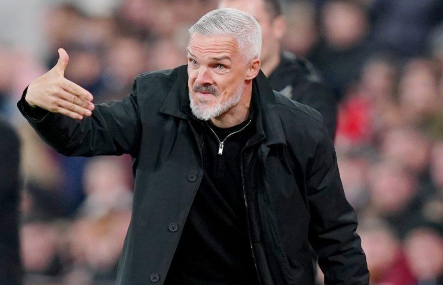 Jim Goodwin Fall Jim Goodwin unimpressed with referee as Kilmarnock settle for draw ...
