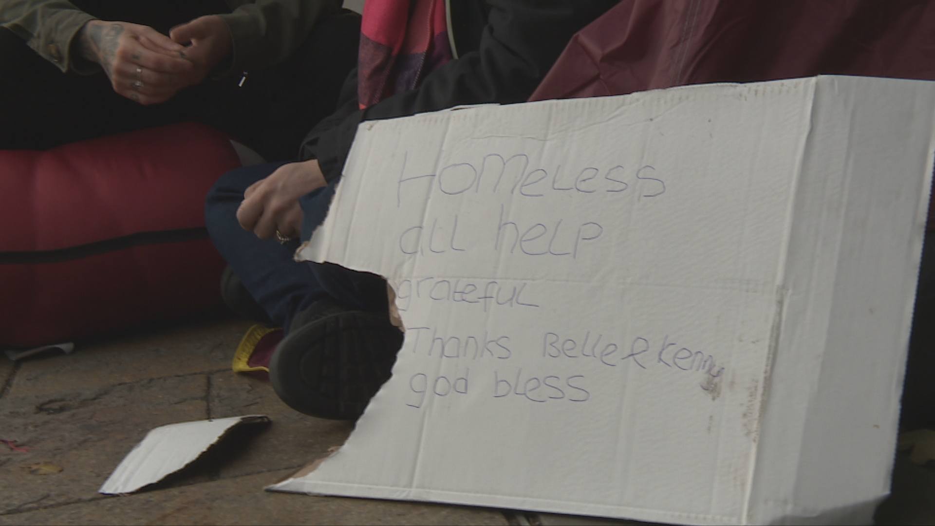 Rough sleepers are facing violence and abuse on the streets of Edinburgh