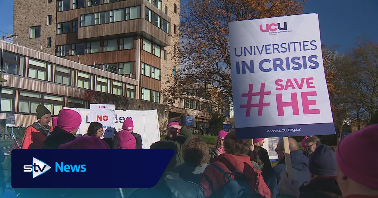 Dundee University staff begin strike action over redundancies threat