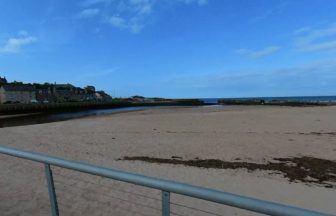 Police seal off East Beach in Lossiemouth following unexploded ordnance device discovery
