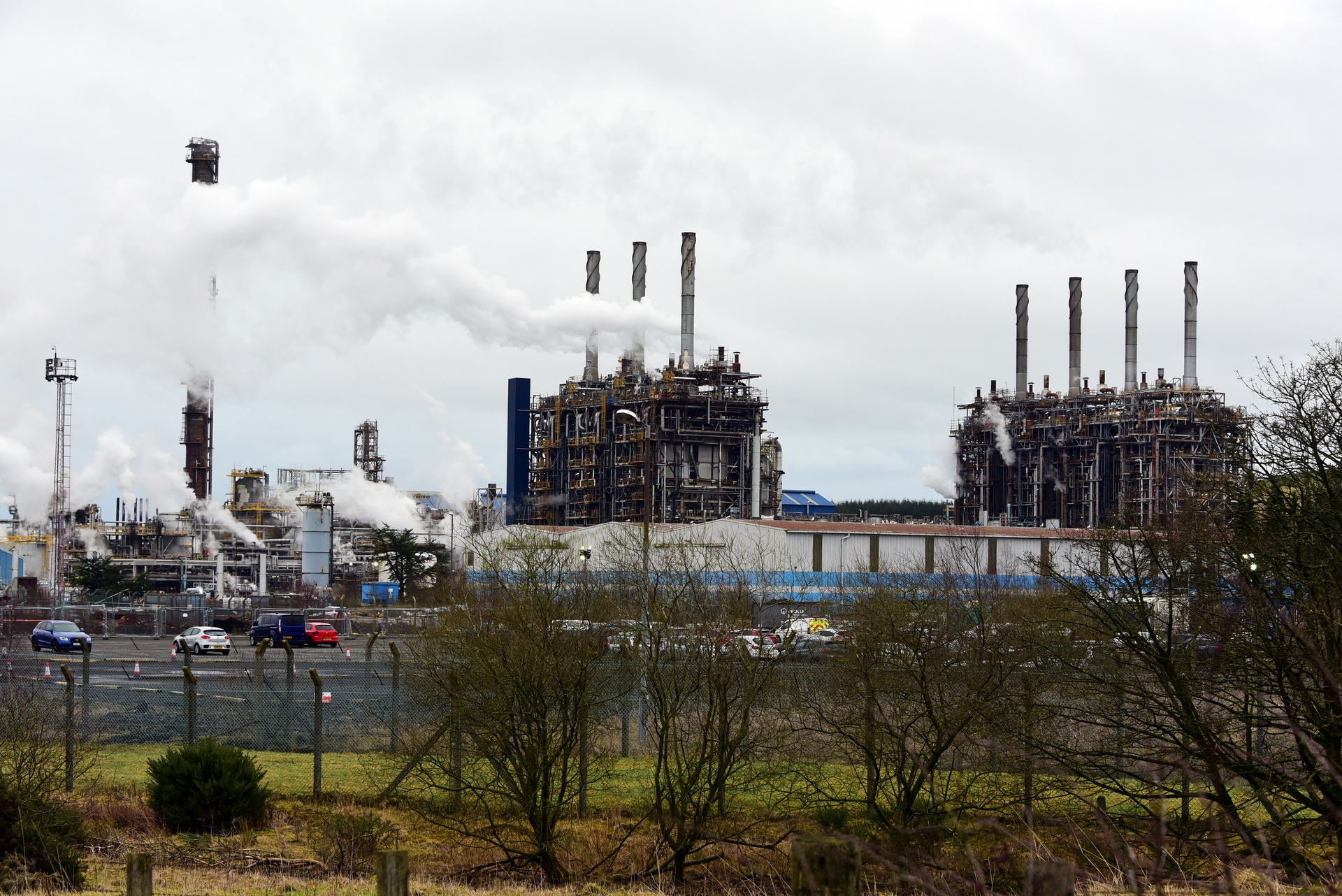 ExxonMobil's Mossmorran plant in Fife.