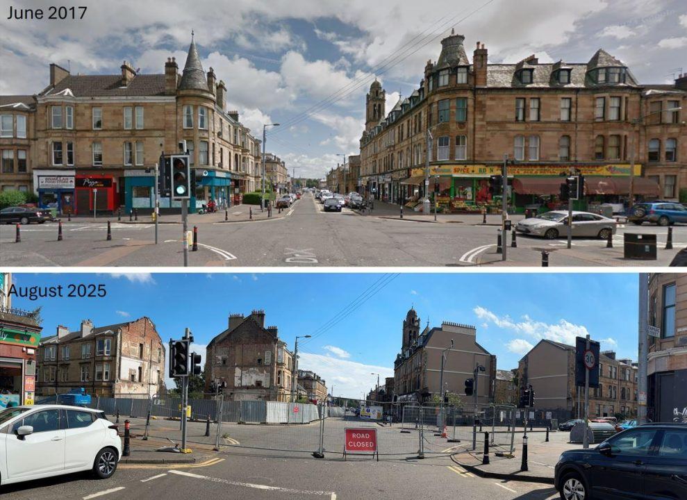 Design contest to envisage ‘positive future’ for fire-hit Albert Cross in Glasgow