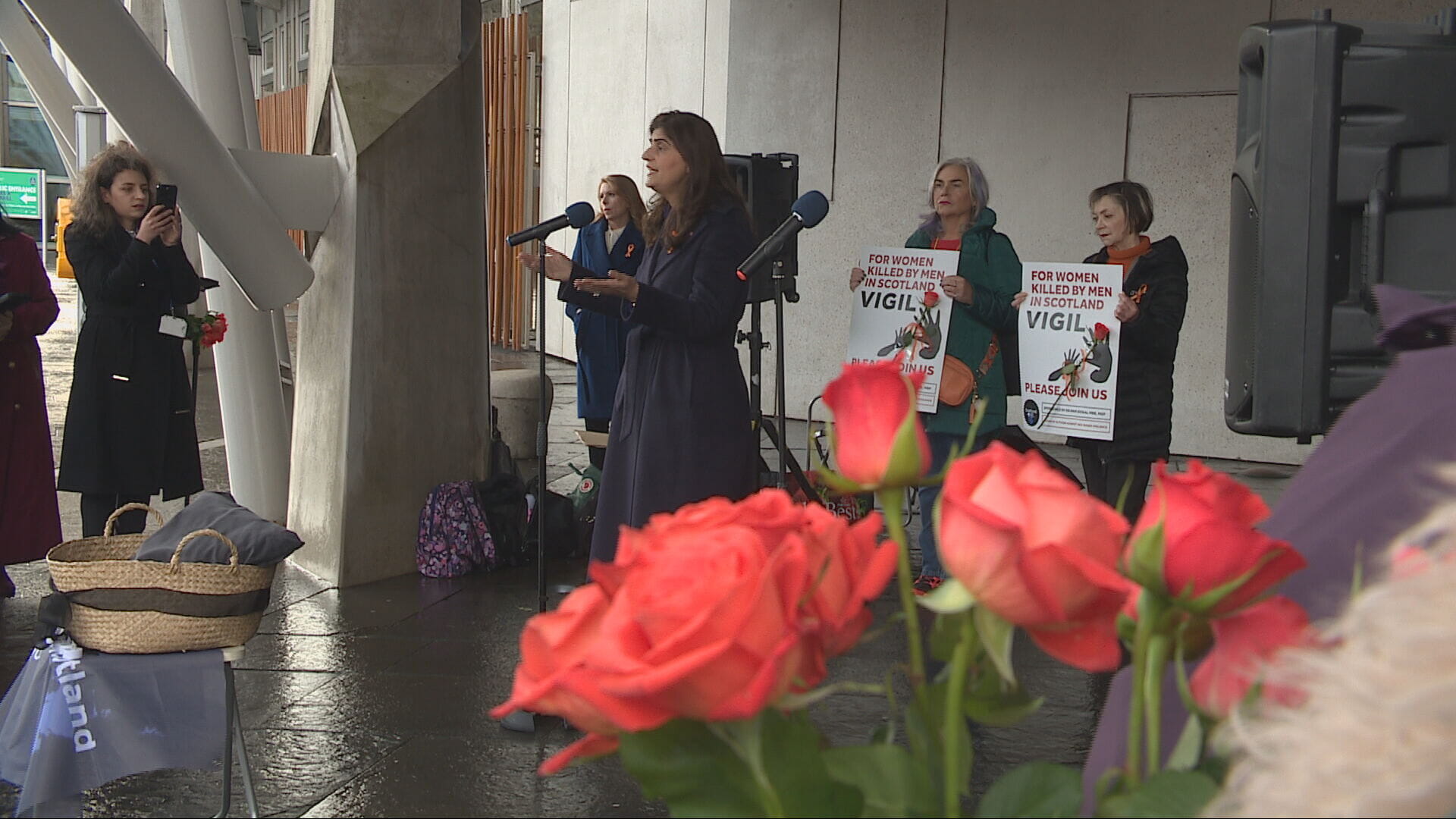 Vigil for women killed by men in Scotland