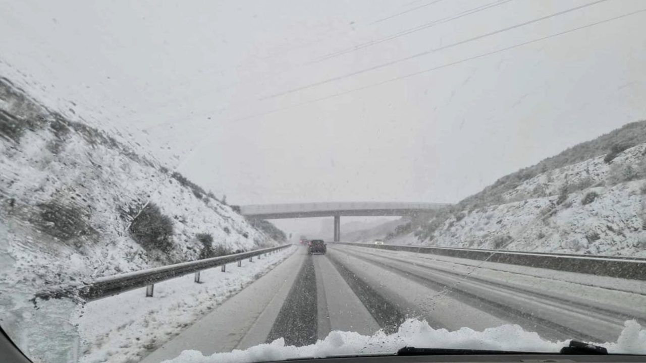Dozens of schools closed and lorry jacknifed as ice and snow grip Scotland