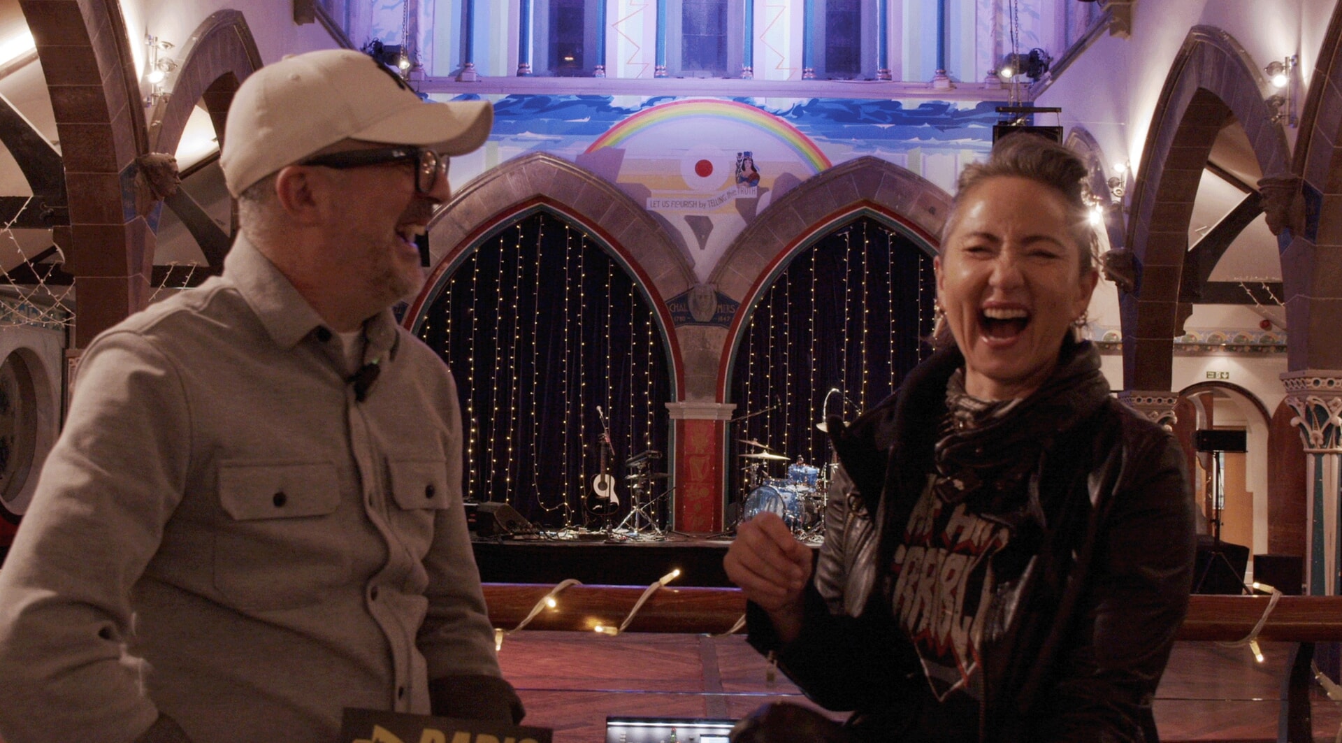 KT Tunstall with STV Radio presenter Ewen Cameron