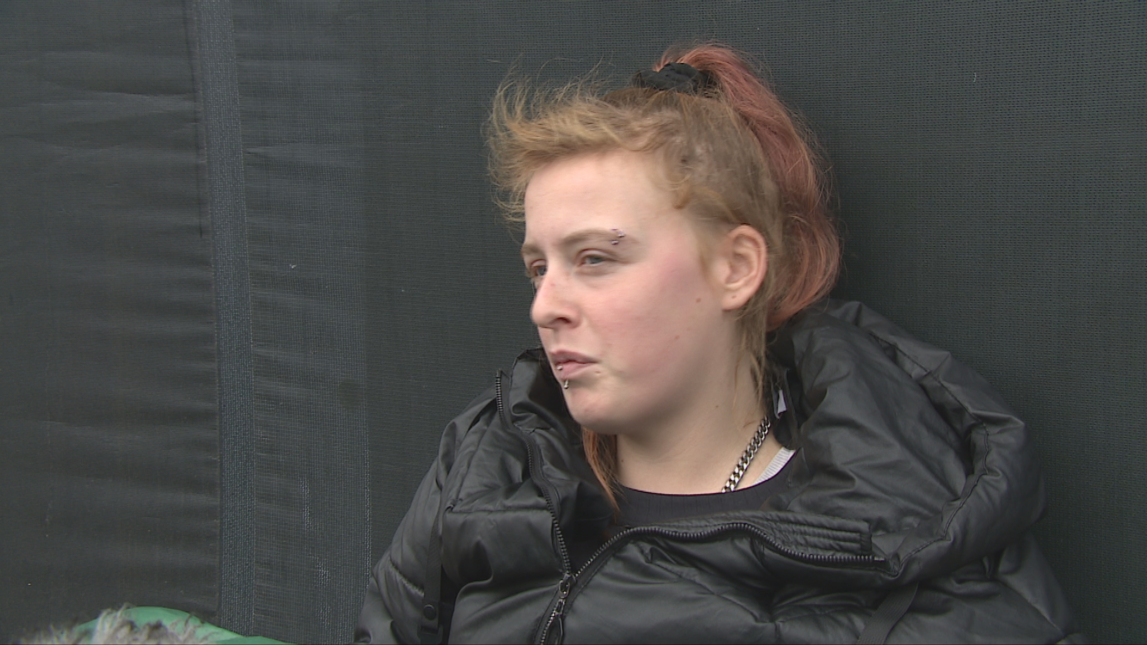 Charlotte, 22, is sleeping rough in Edinburgh