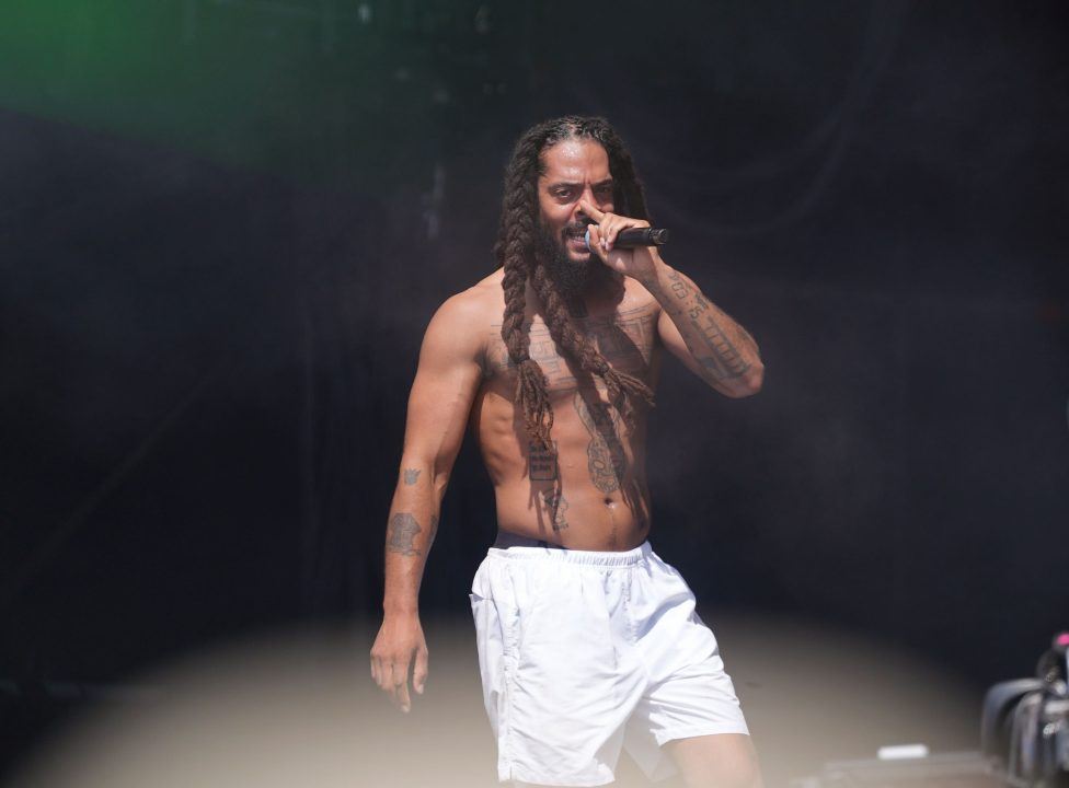 Bob Vylan singer interviewed by police over comments on stage at Glastonbury