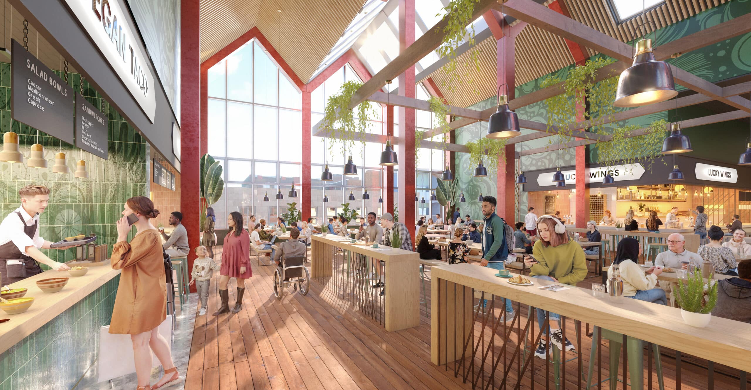 Artist impression of Buchanan Galleries makeover