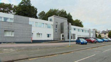 Man arrested during Falkirk asylum hotel protest for abusive behaviour