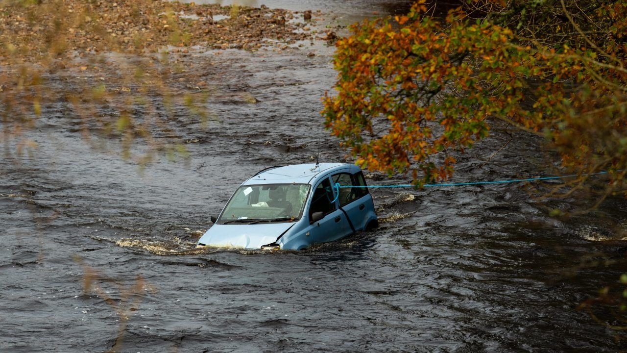 Search and rescue operation launched after car plunges into River Nairn