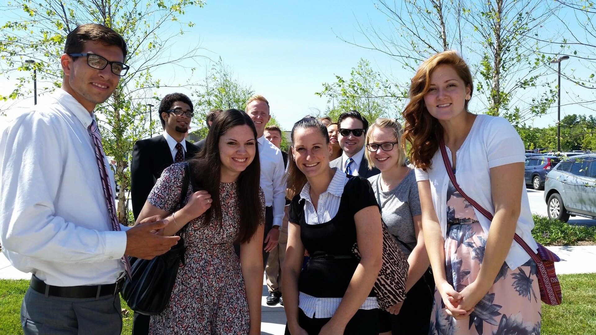 Kathryn Heckendorn pictured with Nicholas Rossi and friends