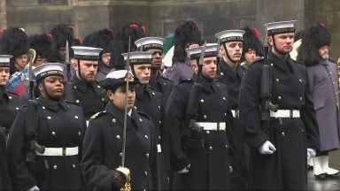 Second World War veterans applauded as nation pays Remembrance Sunday tribute