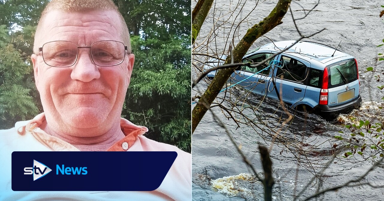 Search for driver who fled after car plunged into River Nairn | STV News