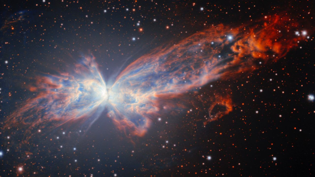 Stunning new picture of cosmic butterfly captured by telescope