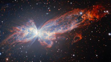 Stunning new picture of cosmic butterfly captured by telescope