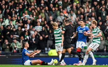 Anthony Ralston feels Thelo Aasgaard lost gamble of tackle that earned red card