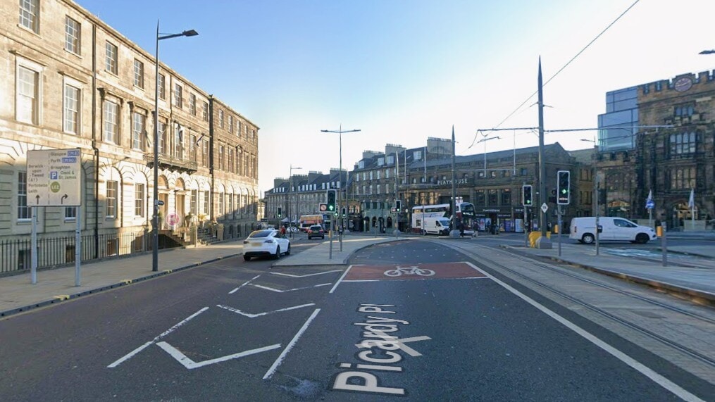 Man and woman rushed to hospital after unoccupied van collides with two bicycles