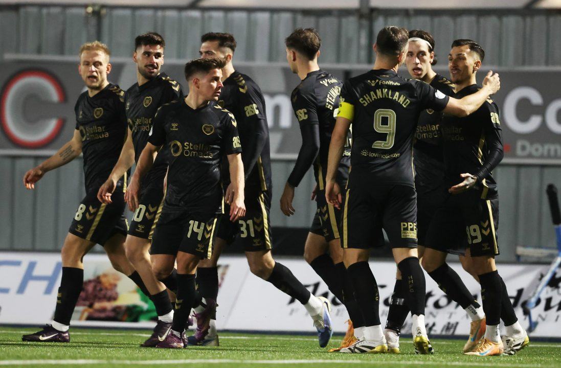 Table-topping Hearts beat Falkirk to move six points clear at Premiership summit