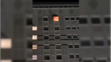 More than 50 firefighters battle blaze at Whifflet high-rise flats as residents evacuated