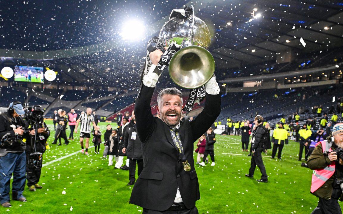 Stephen Robinson gave St Mirren players emotional motivation ahead of Premier Sports Cup heroics