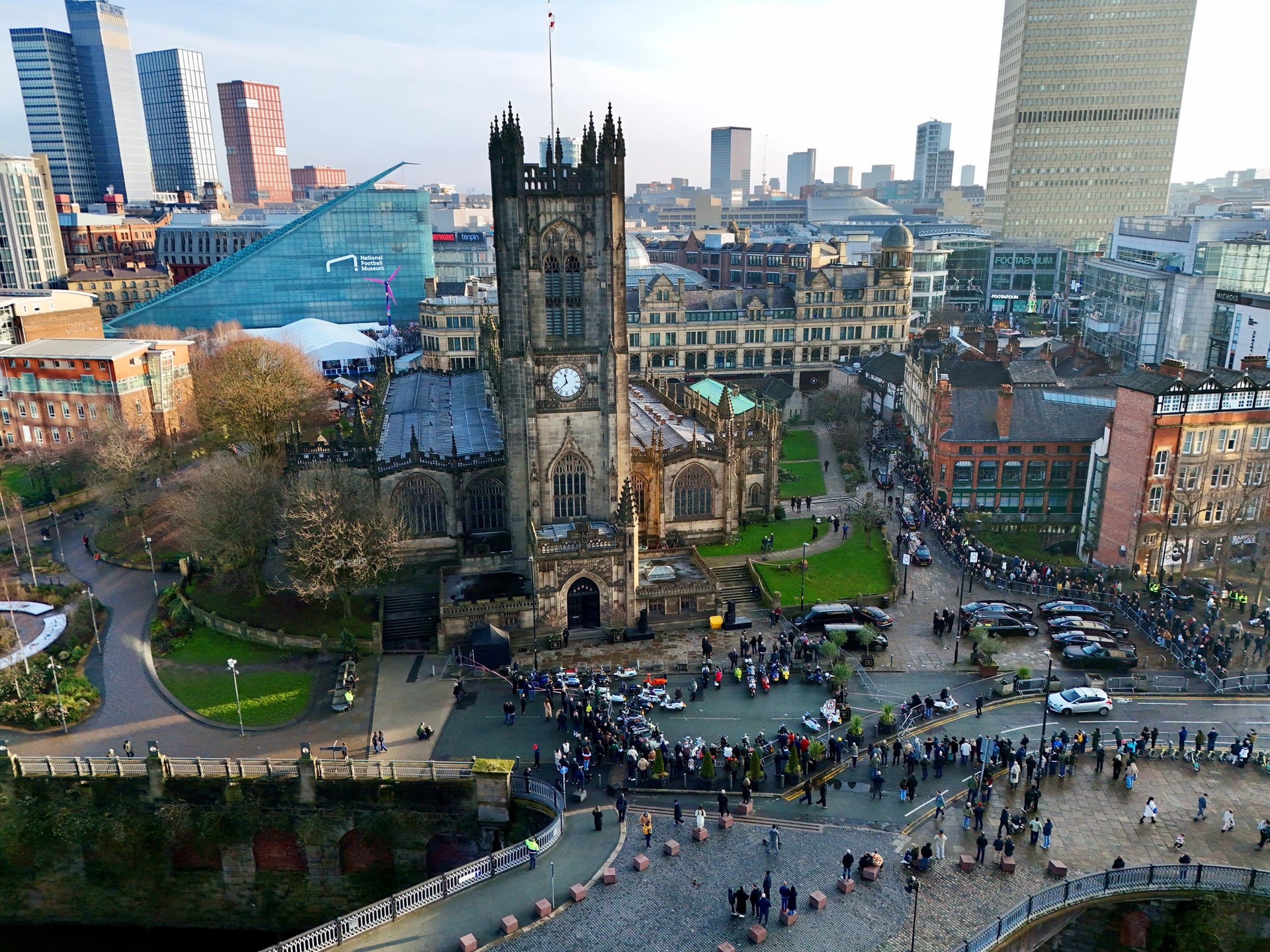 Hundreds of people turned out at Manchester Cathedral