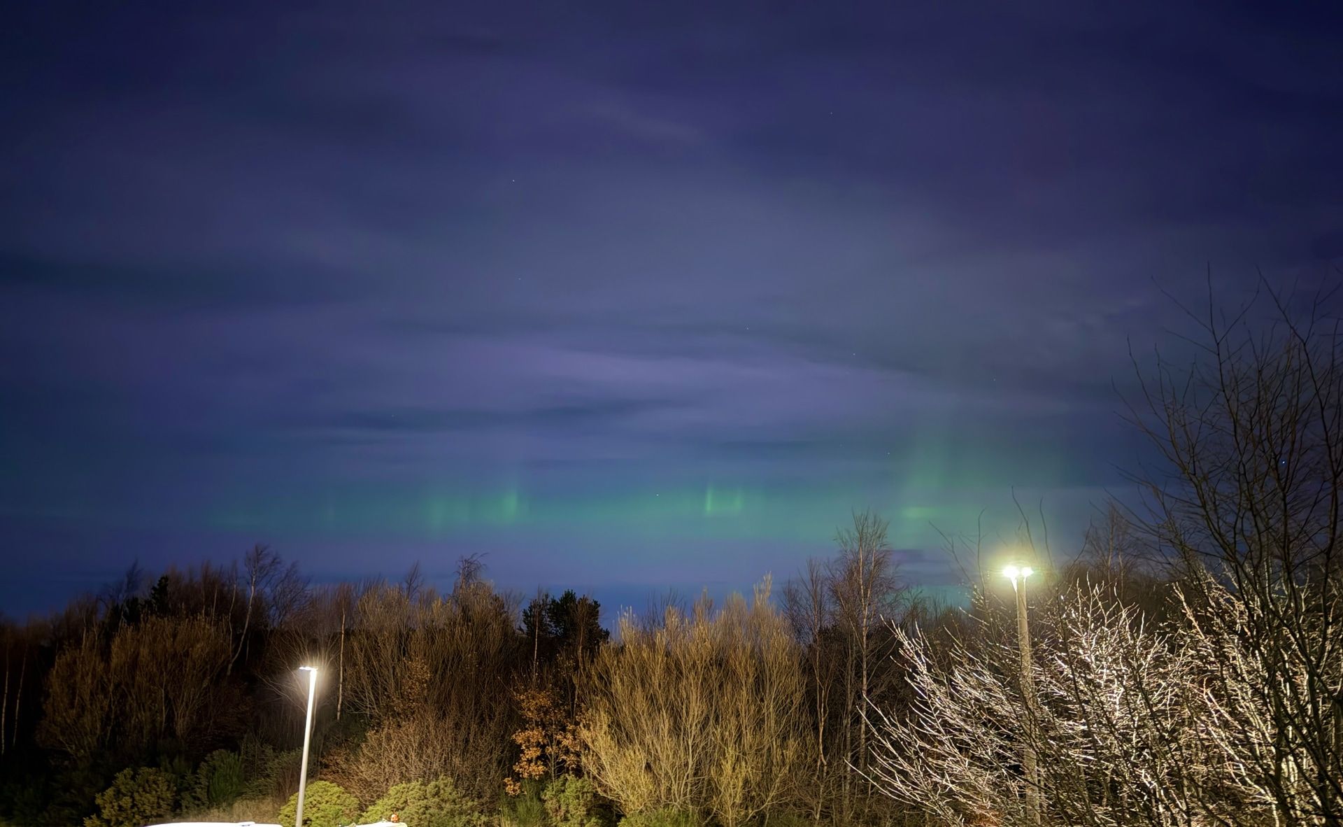 Jenna Dalgetty spotted the stunning display over Inverness