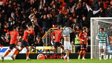 Dundee United fight back to inflict fourth successive defeat on Wilfried Nancy’s Celtic
