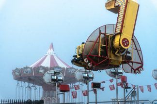 In pictures: Glasgow swathed in mist as fog descends on city