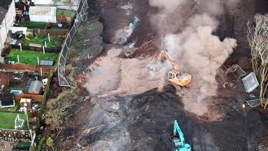 Residents raise health concerns as underground fire smoulders for months at Shawhead in Coatbridge