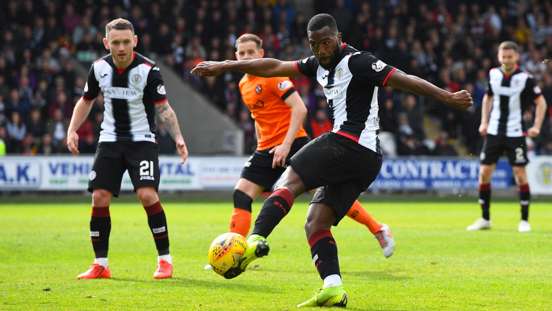 Haiti's top scorer Duckens Nazon had a spell at St Mirren in 2019.
