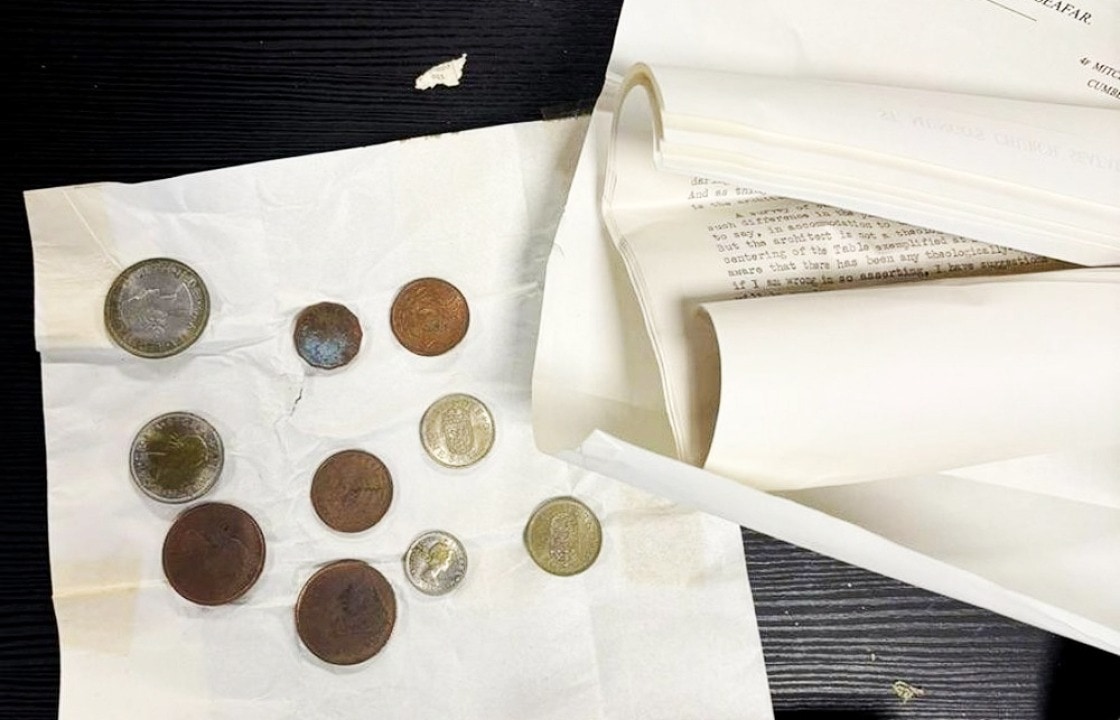 Time capsule found in rubble of landmark church following ‘deliberate’ fire