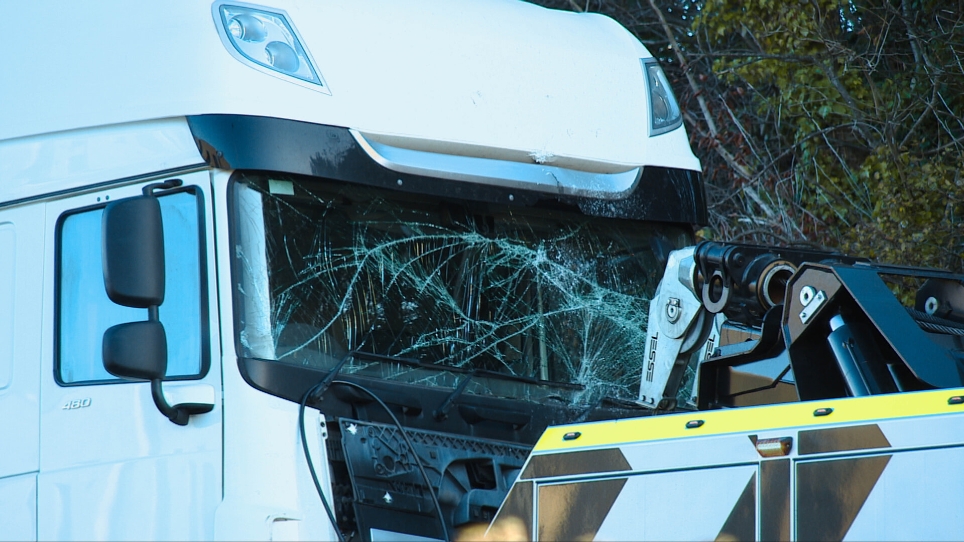 Two lorries and a bus have been involved in a crash during rush hour in Edinburgh on Tuesday morning.Emergency services were called to Maybury Road after the collision at around 8.15am.