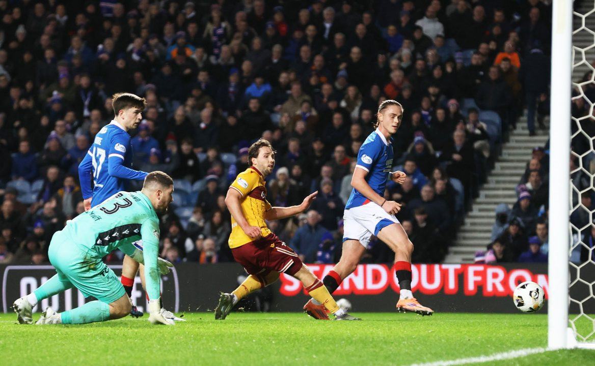 Thelo Aasgaard scores as Rangers edge past Motherwell at Ibrox