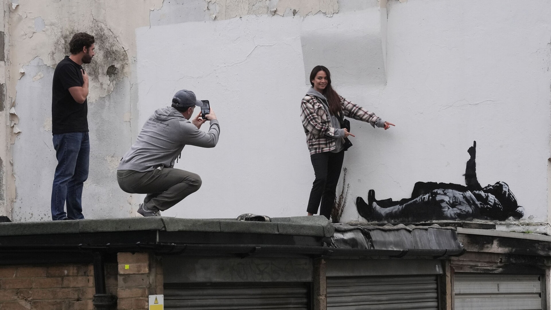 The artwork in Bayswater attracted attention.