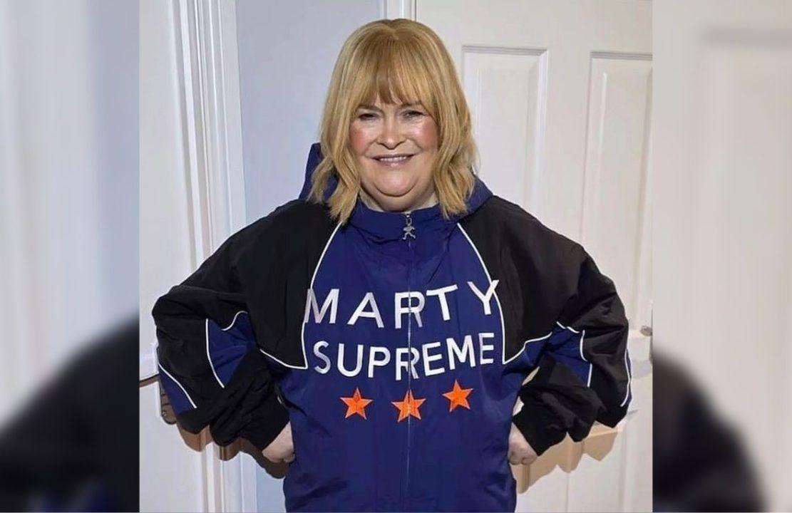 Susan Boyle gifted Marty Supreme jacket from superstar fan Timothee Chalamet