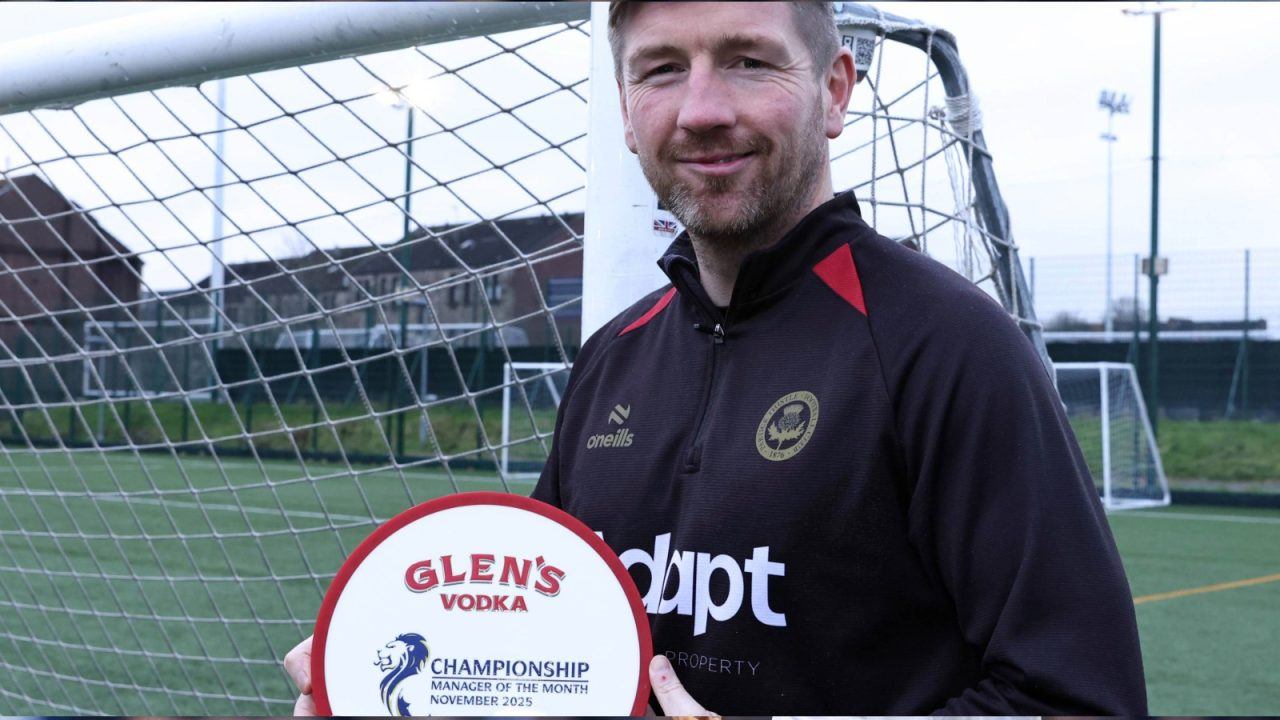 Partick Thistle boss Mark Wilson named Championship Manager of the Month