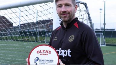 Partick Thistle boss Mark Wilson named Championship Manager of the Month